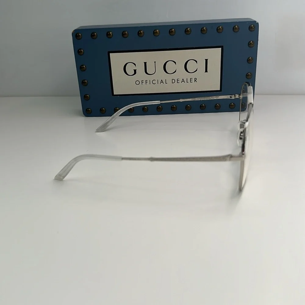 New Authentic Gucci GG0242S-008 Fashion Luxury Sunglass